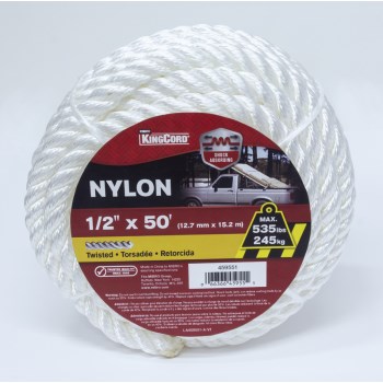 Mibro Group   459551 1/2x50 Tw Nylon Rope